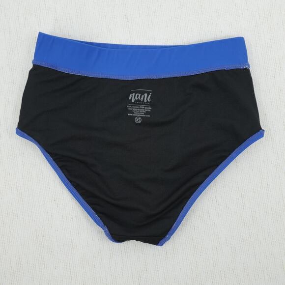 Bundle 2 Nani Bikini Bottom XS Blue-Orange High Waisted Modest Swimwear - Picture 15 of 16